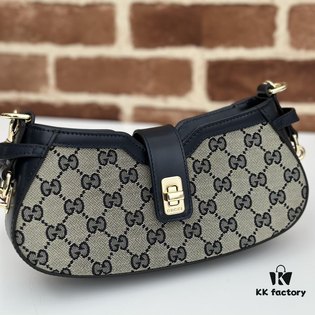 69308eba6e68136f4d9a958c GUCCI New Arrival Cabinet Quality, Top Original Single Item, Real Photo. Model No. 786015 Blue, Size 12×24×5 cm