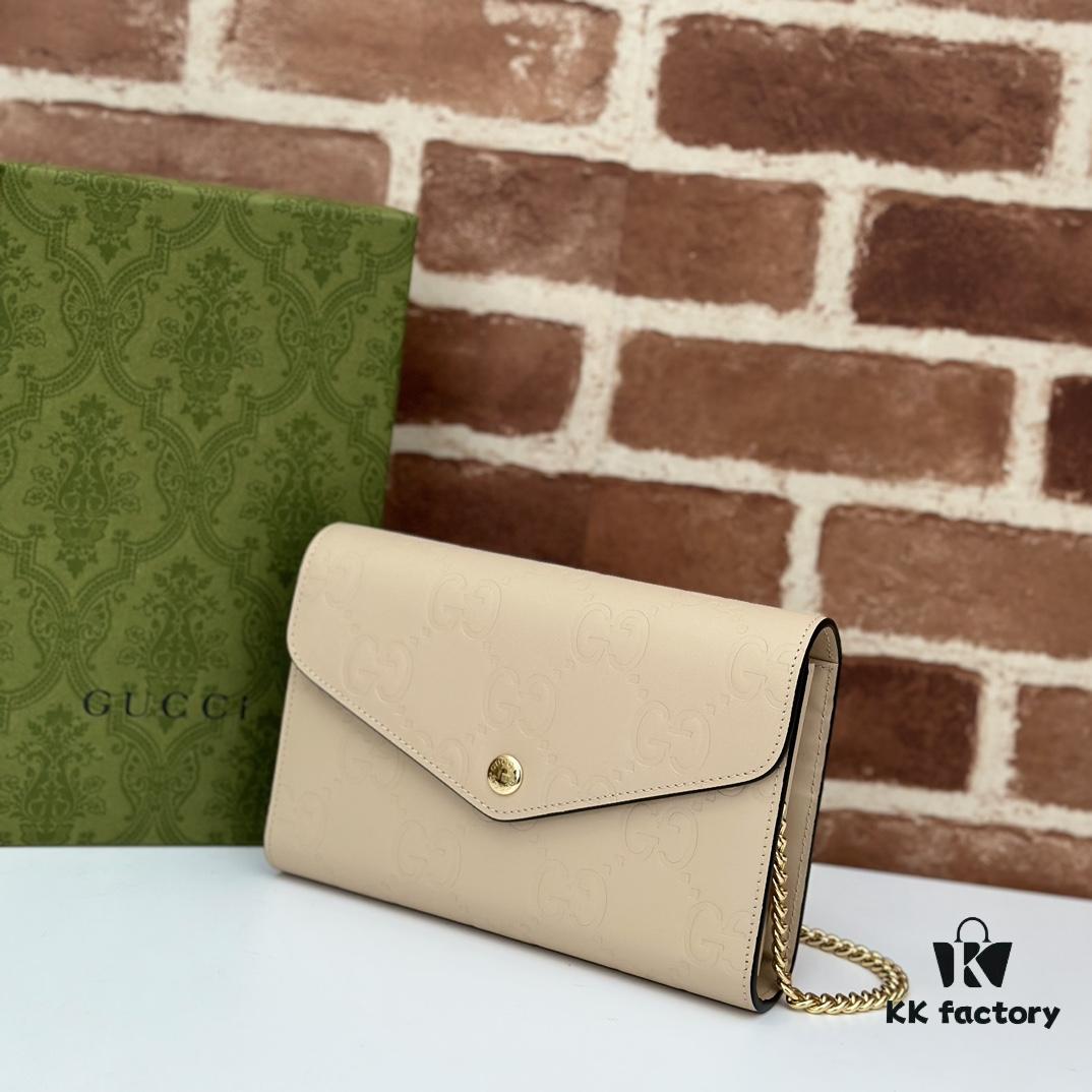 69308ebe6e68136f4d9a9595 GUCCI Counter Quality, Top Original Single Item, Actual Photos! Model 781555 Light Apricot Embossed, Size: 20cm W x 13cm H x 6cm D, In Stock Ready to Ship