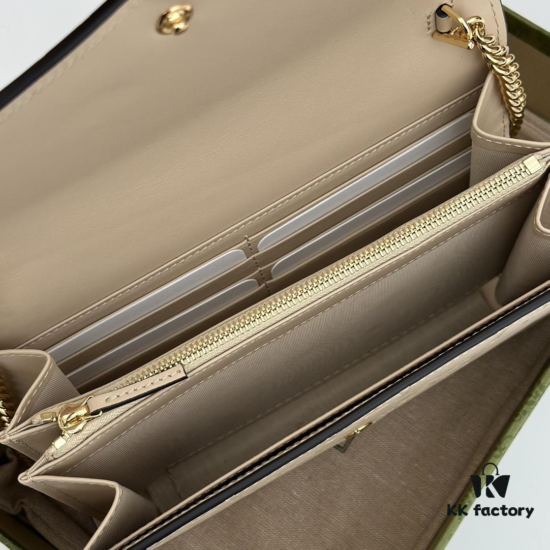 69308ec06e68136f4d9a9599 GUCCI Counter Quality, Top Original Single Item, Actual Photos! Model 781555 Light Apricot Embossed, Size: 20cm W x 13cm H x 6cm D, In Stock Ready to Ship