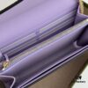 69308ec86e68136f4d9a95aa GUCCI Counter Quality, Top Original Single Item, Real Photos! Model No. 781555 Lavender Embossed, Size: 20cm W x 13cm H x 6cm D, In Stock for Immediate Shipping