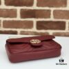 69308ecb6e68136f4d9a95ae GUCCI Counter Quality, Top Original Single Item, Actual Photos, Model Number: 751526 Burgundy, Size: 21×12×5cm (W×H×D)
