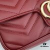 69308ecd6e68136f4d9a95b4 GUCCI Counter Quality, Top Original Single Item, Actual Photos, Model Number: 751526 Burgundy, Size: 21×12×5cm (W×H×D)