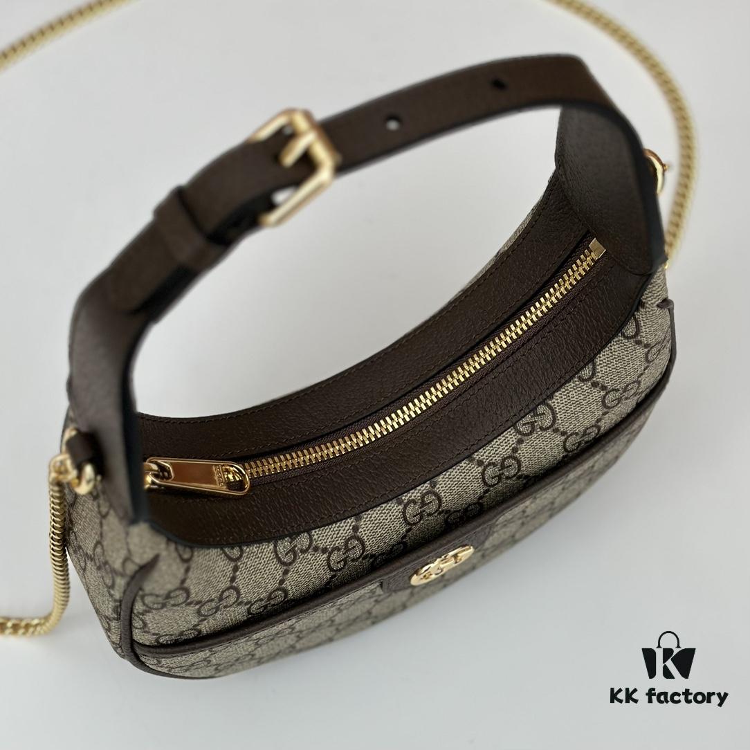 GUCCI Counter Quality, Top Original Single Item, Actual Photos! Model No. 772308 Brown Size: Width 20cm x Height 14.5cm x Side Width 4cm, In Stock Ready to Ship