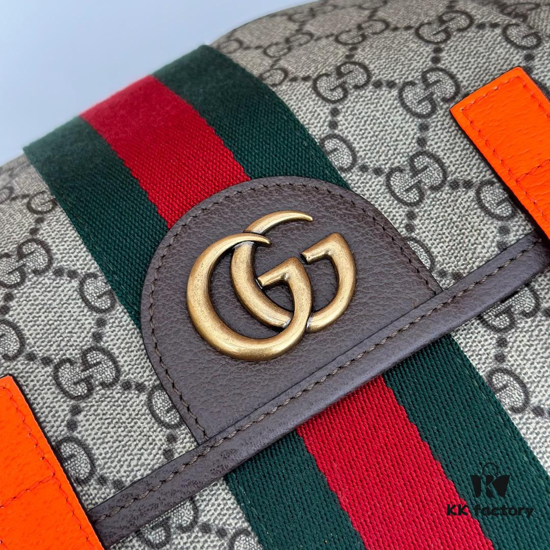 69308ed46e68136f4d9a95c1 GUCCI Counter Quality, Top Original Single Item, Actual Photos! Model No. 598140 Fluorescent Orange, Size: 24cm (W) x 40cm (H) x 16cm (Side Width), In Stock Ready to Ship