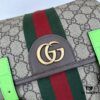 69308eda6e68136f4d9a95ca GUCCI Counter Quality, Top Original Single Item, Real Photos! Model No. 598140 Fluorescent Green, Size: 24 x 40 x 16 cm (W x H x D), In Stock