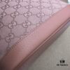 69308ee06e68136f4d9a95d4 GUCCI Counter Quality, Top Original Single Item, Real Photo! Model No. 742102/726762 Pink Fabric with Pink Leather, Size: 25cm (W) x 22cm (H) x 12cm (D), Ready to Ship