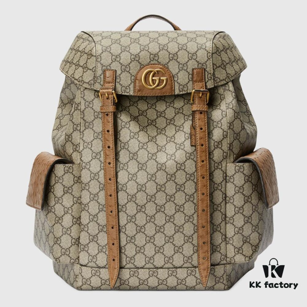 69308eff6e68136f4d9a960e GUCCI New Arrival High-Quality Authentic Stock, Top-Grade Original Order Item, Model No.: 710859 Ostrich Texture, Size: W24xH40xD16cm, Ready Stock Available