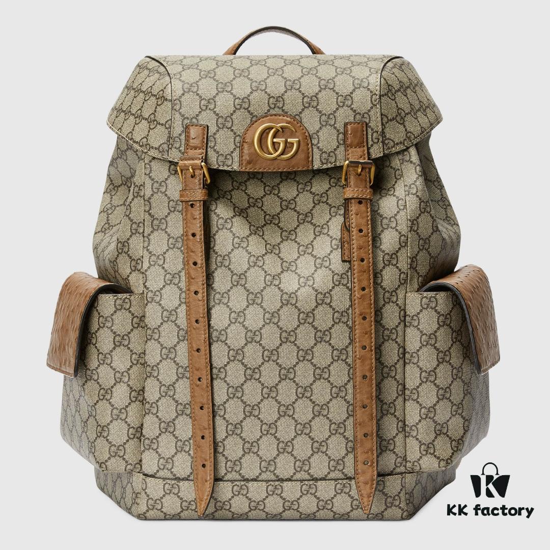 69308eff6e68136f4d9a960e GUCCI New Arrival High-Quality Authentic Stock, Top-Grade Original Order Item, Model No.: 710859 Ostrich Texture, Size: W24xH40xD16cm, Ready Stock Available