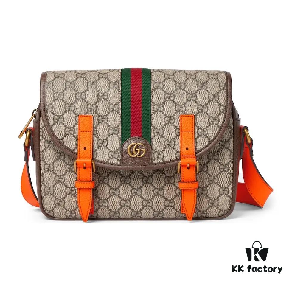 69308f026e68136f4d9a9616 GUCCI Counter Quality, Top Original Single Item, Actual Photos. Model 792376 Fluorescent Orange, Size: 27.5 x 18.5 x 6.5 cm