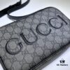 69308f0b6e68136f4d9a962a GUCCI New Arrival Cabinet Quality, Top Original Single Item, Actual Photos. Model No. 768391 Grey Rubber, Size 14×23.5×6 cm, In Stock Ready to Ship