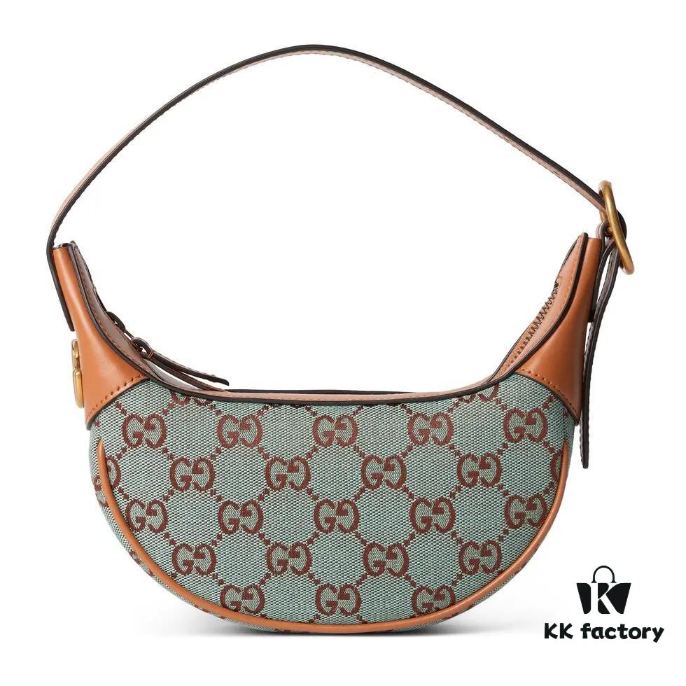 69308f0b6e68136f4d9a962c GUCCI New Arrival Cabinet Quality, Top Original Single Item, Real Photo. Model No. 783124 Canvas Blue-Brown, Size 15×20×5 cm, In Stock Ready to Ship