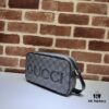 69308f0b6e68136f4d9a962d GUCCI New Arrival Cabinet Quality, Top Original Single Item, Actual Photos. Model No. 768391 Grey Rubber, Size 14×23.5×6 cm, In Stock Ready to Ship