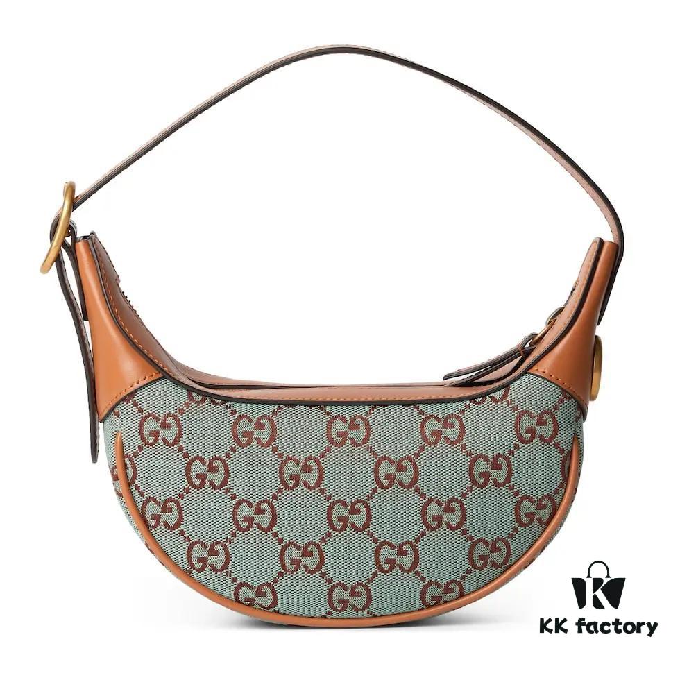69308f0b6e68136f4d9a9630 GUCCI New Arrival Cabinet Quality, Top Original Single Item, Real Photo. Model No. 783124 Canvas Blue-Brown, Size 15×20×5 cm, In Stock Ready to Ship