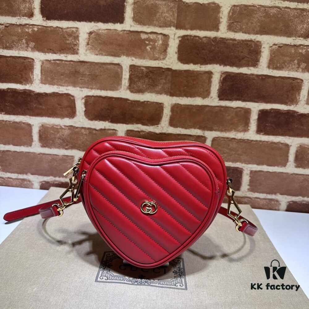 69308f216e68136f4d9a9656 GUCCI New Arrival High-Quality Original Order Item, Real Photo! Model No. 751628 Red, Size: 20cm W x 17.5cm H x 6.5cm D, In Stock and Ready to Ship