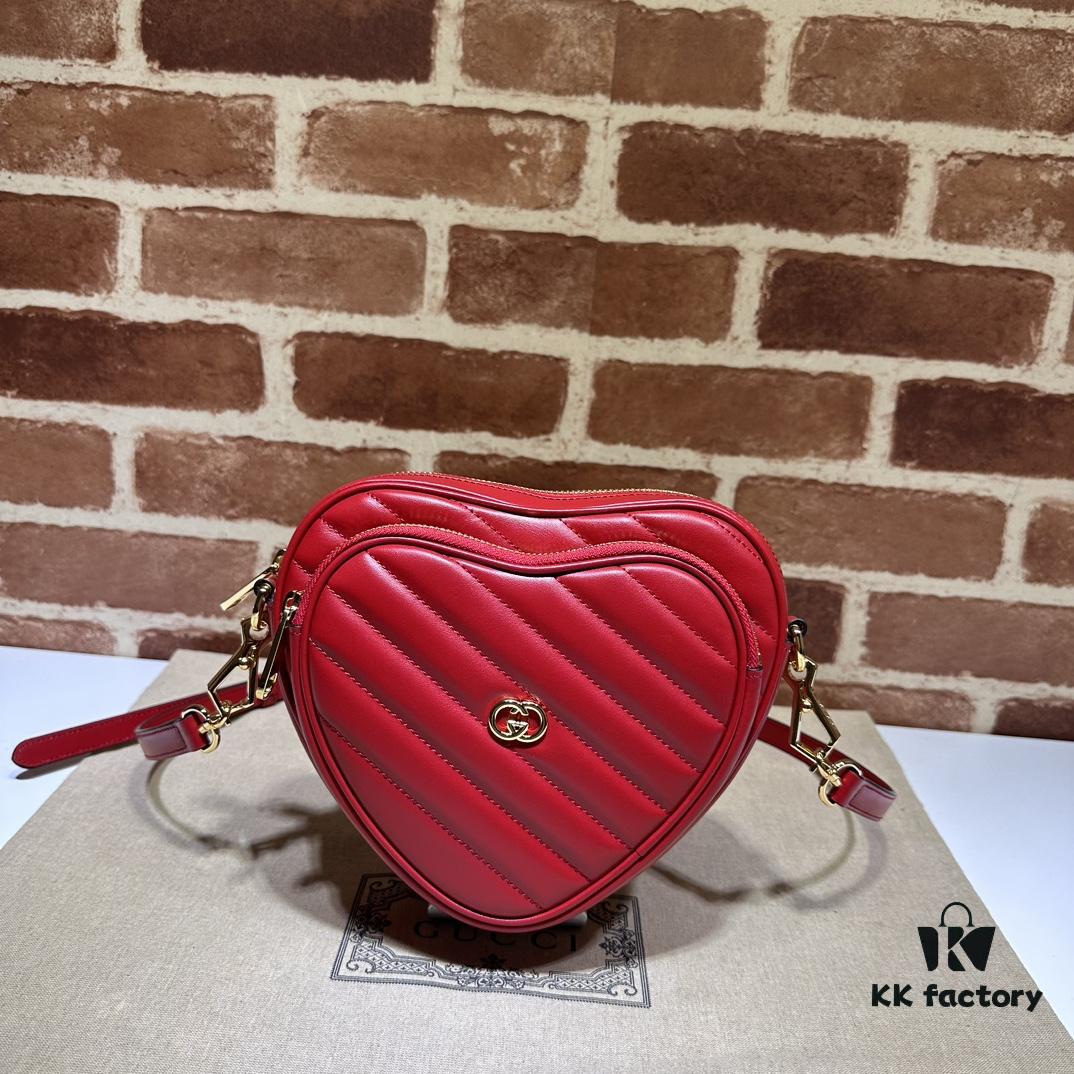 69308f216e68136f4d9a9656 GUCCI New Arrival High-Quality Original Order Item, Real Photo! Model No. 751628 Red, Size: 20cm W x 17.5cm H x 6.5cm D, In Stock and Ready to Ship