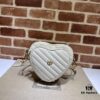 69308f2b6e68136f4d9a9667 GUCCI New Arrival Cabinet Quality, Top Original Single Item, Actual Photos! Model No. 751628 White, Size: 20cm W x 17.5cm H x 6.5cm Side Width, In Stock for Immediate Shipment