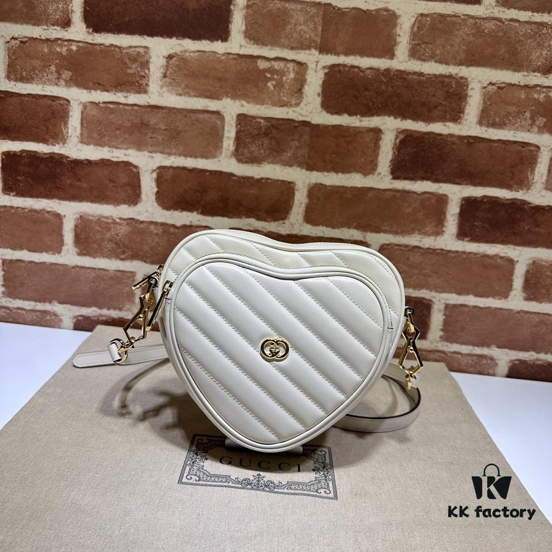 69308f2b6e68136f4d9a9667 GUCCI New Arrival Cabinet Quality, Top Original Single Item, Actual Photos! Model No. 751628 White, Size: 20cm W x 17.5cm H x 6.5cm Side Width, In Stock for Immediate Shipment