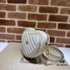 69308f2b6e68136f4d9a9668 GUCCI New Arrival Cabinet Quality, Top Original Single Item, Actual Photos! Model No. 751628 White, Size: 20cm W x 17.5cm H x 6.5cm Side Width, In Stock for Immediate Shipment