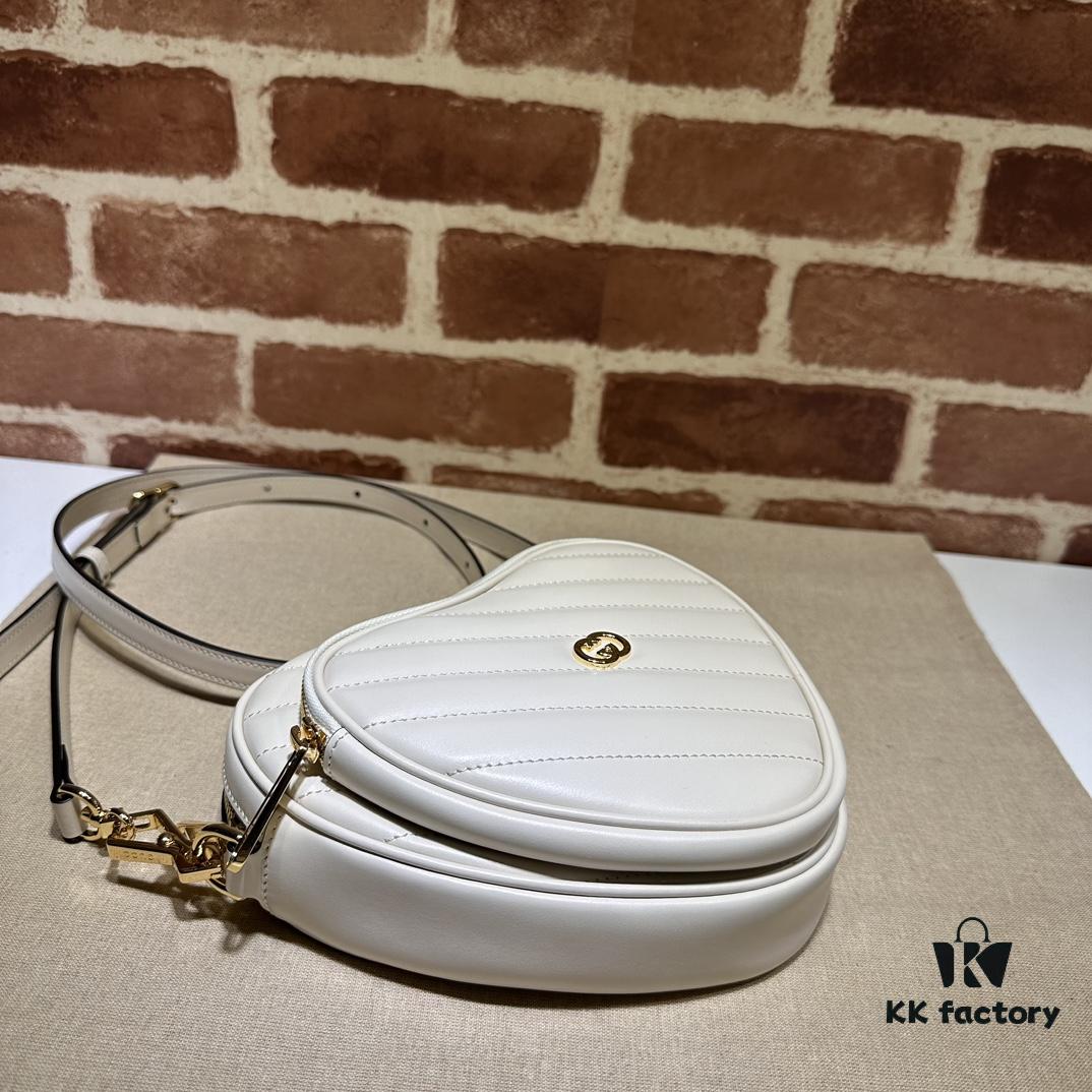 69308f2b6e68136f4d9a966b GUCCI New Arrival Cabinet Quality, Top Original Single Item, Actual Photos! Model No. 751628 White, Size: 20cm W x 17.5cm H x 6.5cm Side Width, In Stock for Immediate Shipment