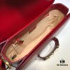 GUCCI Counter Quality, Top Original Single Item, Actual Photos! Model Number 602204, Bright Red Full Leather. Size: W25xH18xD8, In Stock and Ready to Ship