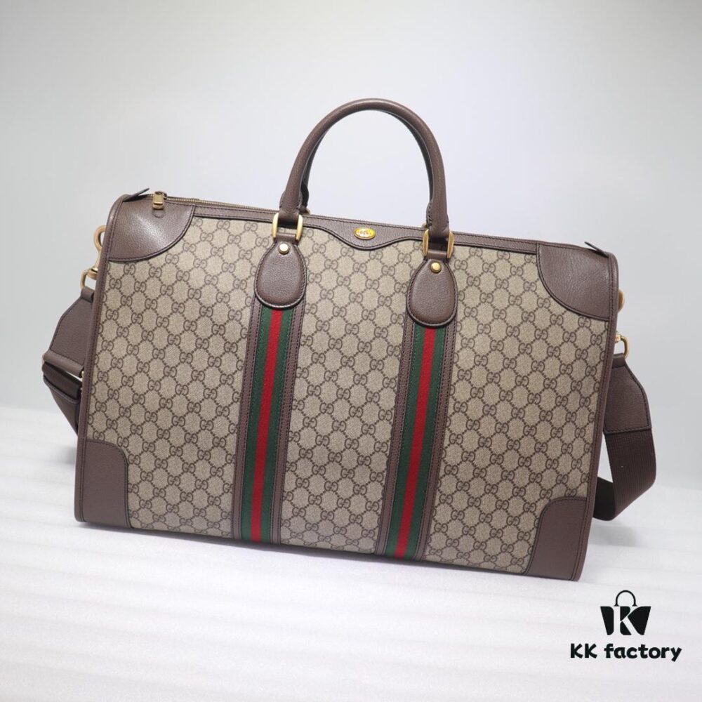 69308f396e68136f4d9a968b GUCCI New Arrival Authentic Item, Premium Original Order, Real Photo, Model Number: 598152 PVC Coffee Leather, Size: W54 x H36.5 x D21cm, In Stock Ready to Ship