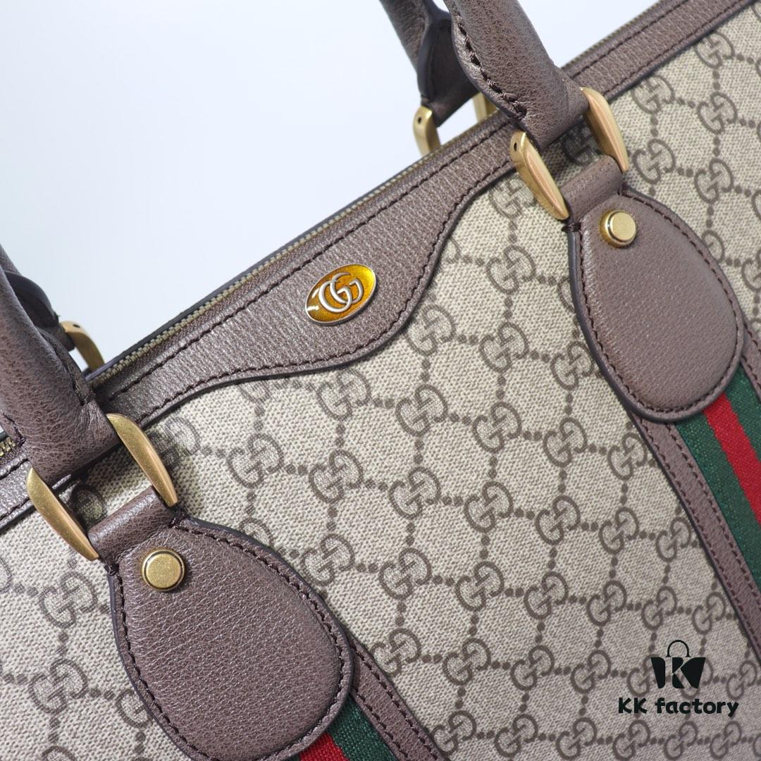69308f3b6e68136f4d9a968d GUCCI New Arrival Authentic Item, Premium Original Order, Real Photo, Model Number: 598152 PVC Coffee Leather, Size: W54 x H36.5 x D21cm, In Stock Ready to Ship