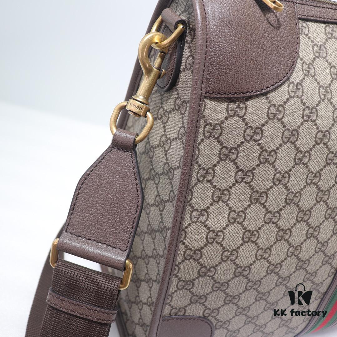 69308f3b6e68136f4d9a968f GUCCI New Arrival Authentic Item, Premium Original Order, Real Photo, Model Number: 598152 PVC Coffee Leather, Size: W54 x H36.5 x D21cm, In Stock Ready to Ship