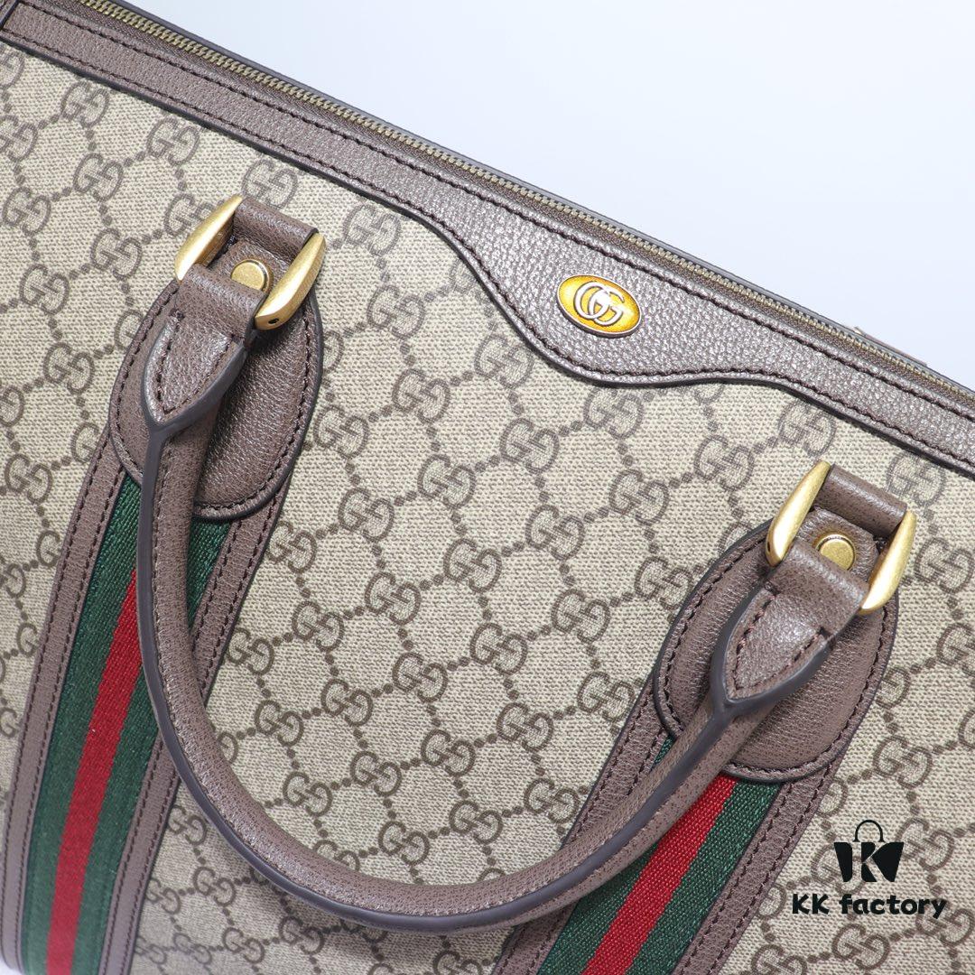 69308f3c6e68136f4d9a9690 GUCCI New Arrival Authentic Item, Premium Original Order, Real Photo, Model Number: 598152 PVC Coffee Leather, Size: W54 x H36.5 x D21cm, In Stock Ready to Ship