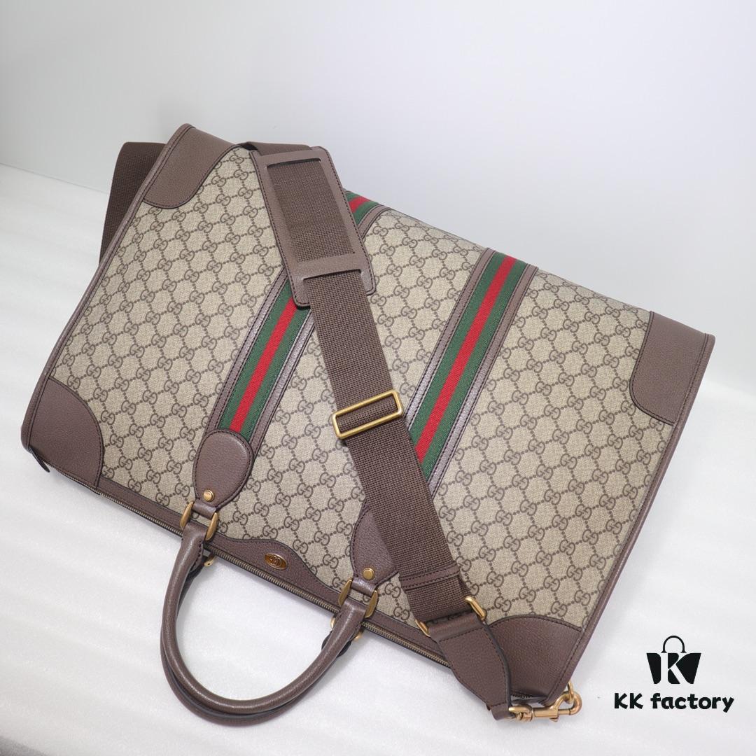 69308f3d6e68136f4d9a9693 GUCCI New Arrival Authentic Item, Premium Original Order, Real Photo, Model Number: 598152 PVC Coffee Leather, Size: W54 x H36.5 x D21cm, In Stock Ready to Ship