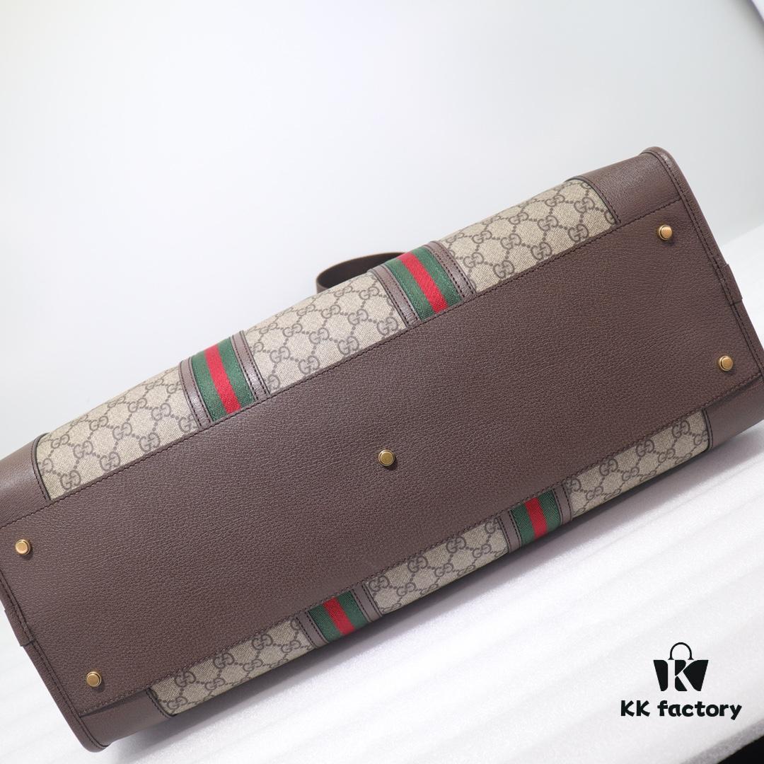 69308f3d6e68136f4d9a9696 GUCCI New Arrival Authentic Item, Premium Original Order, Real Photo, Model Number: 598152 PVC Coffee Leather, Size: W54 x H36.5 x D21cm, In Stock Ready to Ship