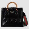 69308f426e68136f4d9a96a1 GUCCI New Arrival High-Quality Authentic Stock, Top-Tier Original Single Item, Real Photo, Model No.: 678842, Black Patent Leather with Logo Print, Size: W35 x H30 x D14cm, Available for Immediate Shipment