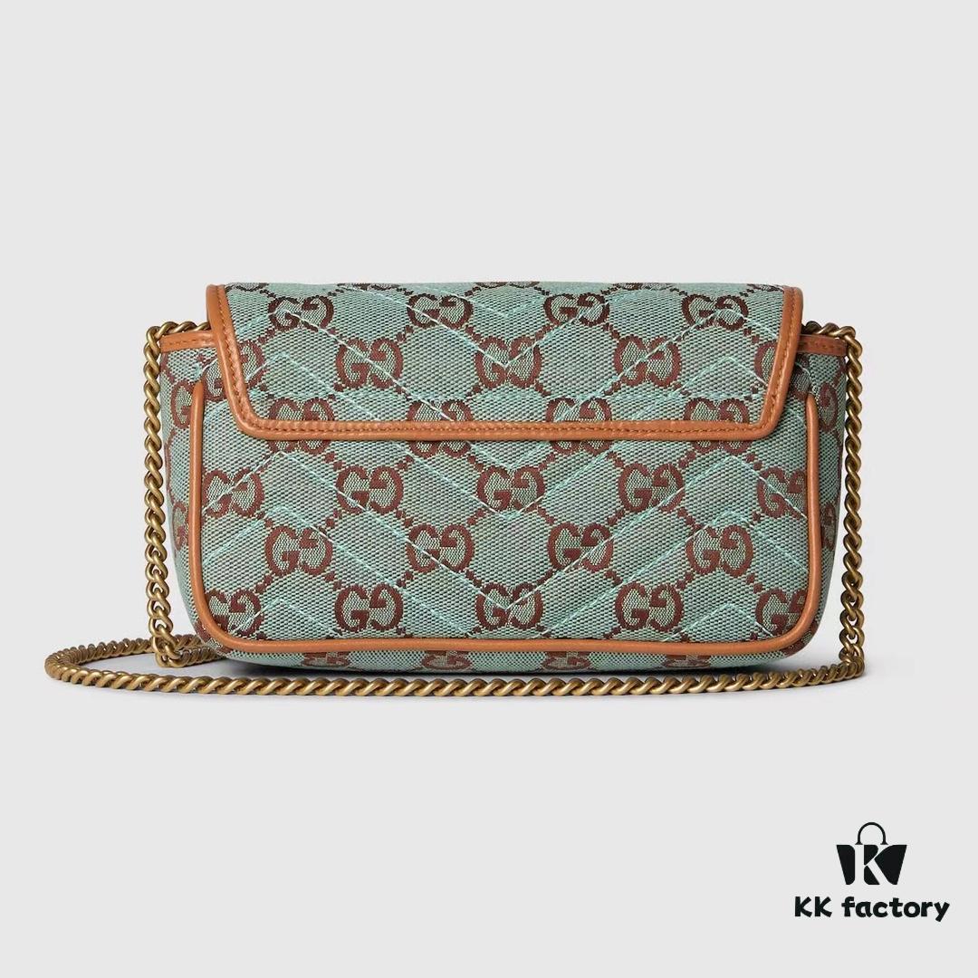 69308f546e68136f4d9a96cc GUCCI New Arrival Cabinet Quality, Top Original Single Item, Actual Photos, Model Number 783141 Canvas Blue-Brown