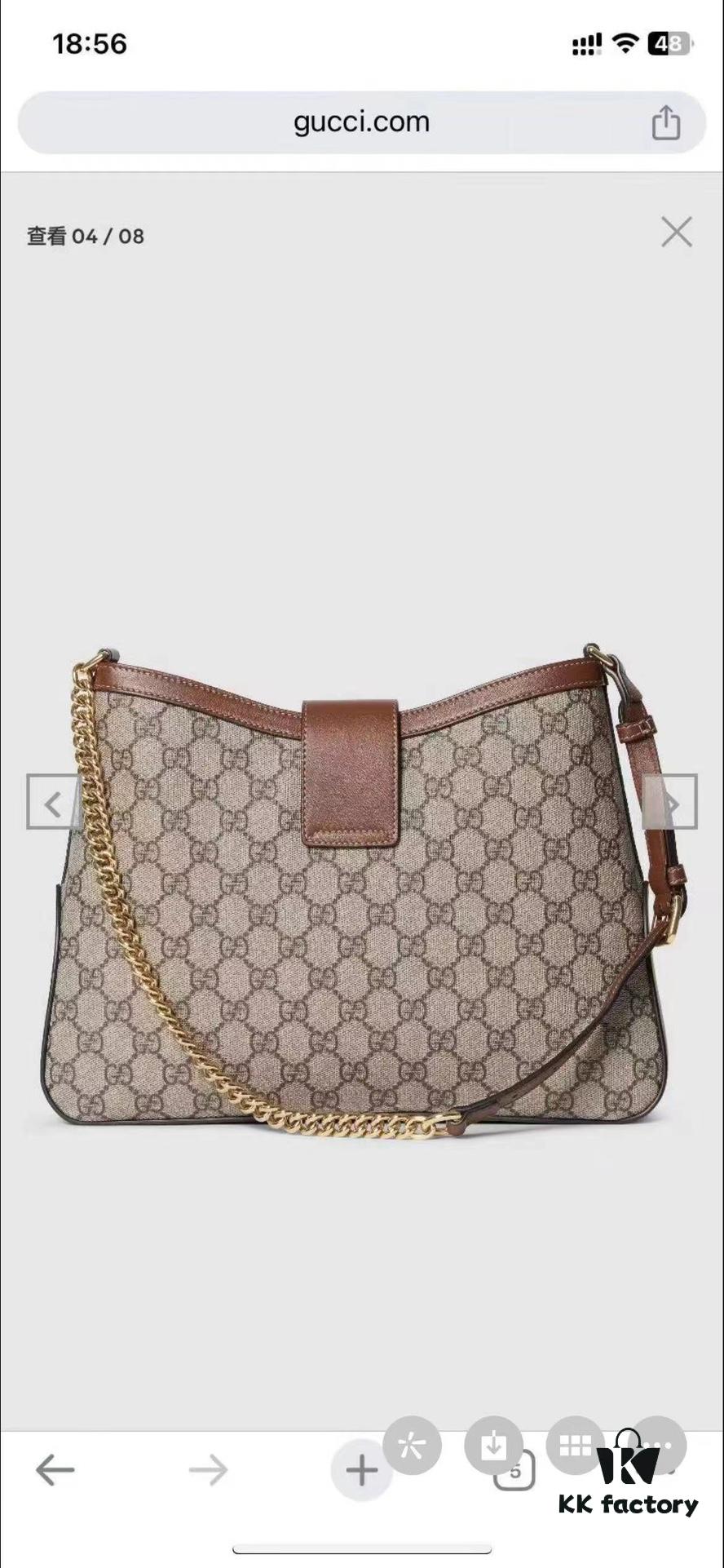 69308f6b6e68136f4d9a96ff GUCCI Counter Quality, Top Original Single Item, Real Photos! Model No. 795113 Coffee Brown, Size: 32.5×24×5.5 cm, In Stock