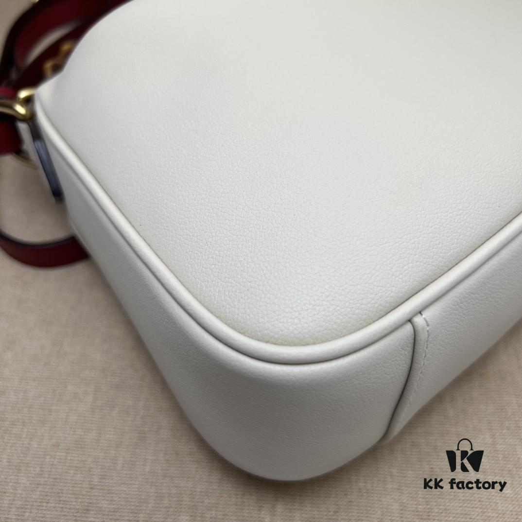 69308f856e68136f4d9a9733 GUCCI Counter Quality, Top Original Single Item, Actual Photos! Model No. 746251 White Leather, Size: 24cm (W) x 15cm (H) x 5cm (Side Width), In Stock for Immediate Shipment