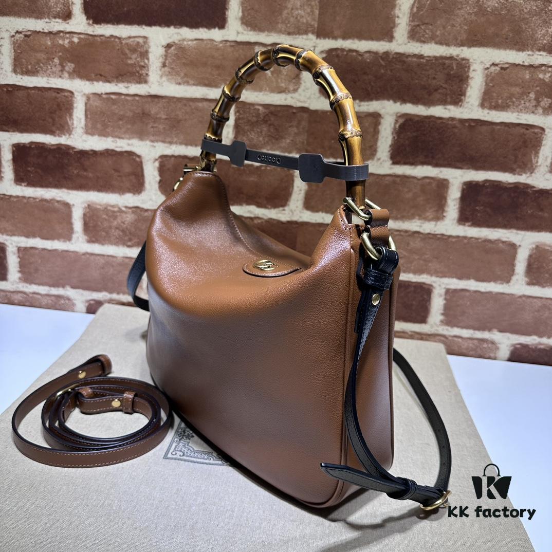69308f986e68136f4d9a975c GUCCI New Arrival High-Quality Authentic Stock, Top-Tier Original Single Item, Real Photo, Model No. 746124 Brown Leather, Size 30×23×6.5