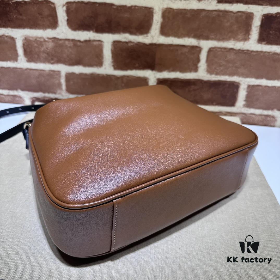 69308f996e68136f4d9a975d GUCCI New Arrival High-Quality Authentic Stock, Top-Tier Original Single Item, Real Photo, Model No. 746124 Brown Leather, Size 30×23×6.5