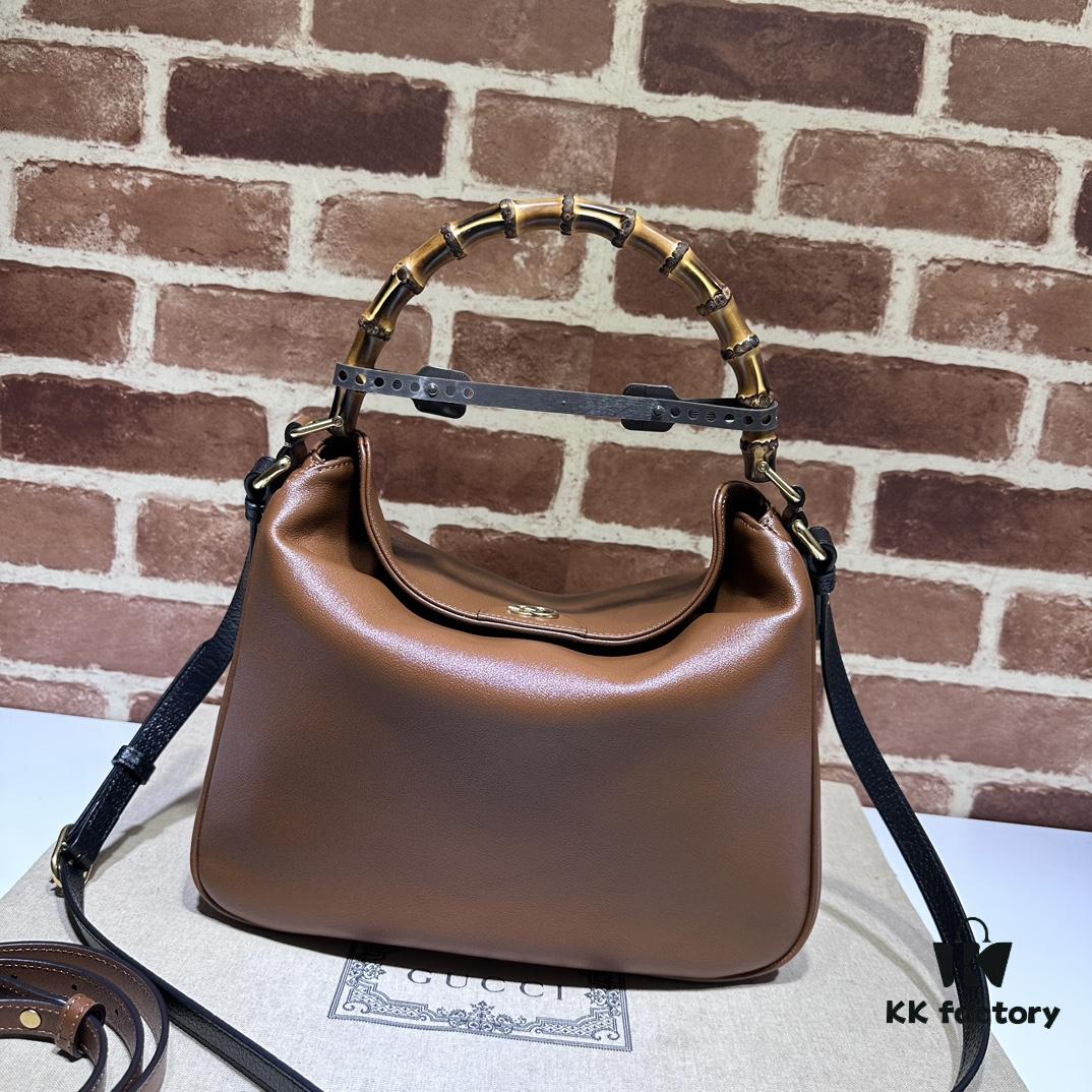 69308f996e68136f4d9a975e GUCCI New Arrival High-Quality Authentic Stock, Top-Tier Original Single Item, Real Photo, Model No. 746124 Brown Leather, Size 30×23×6.5