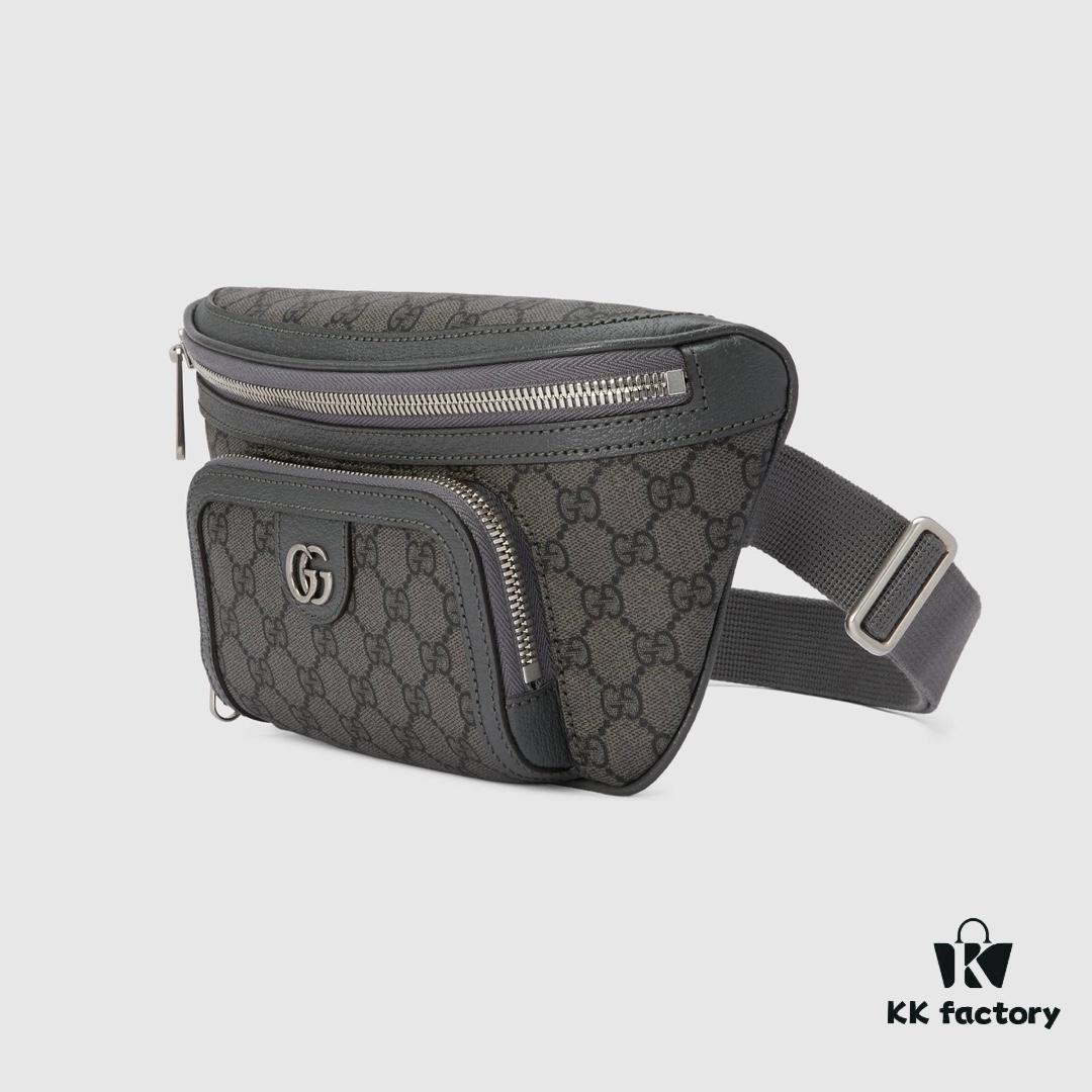 69308f9f6e68136f4d9a976e GUCCI New Arrival High-Quality Original Single Item, Real Photo, Model No.: 733868 Gray Rubber, Size: W26xH13x5cm, In Stock Ready to Ship