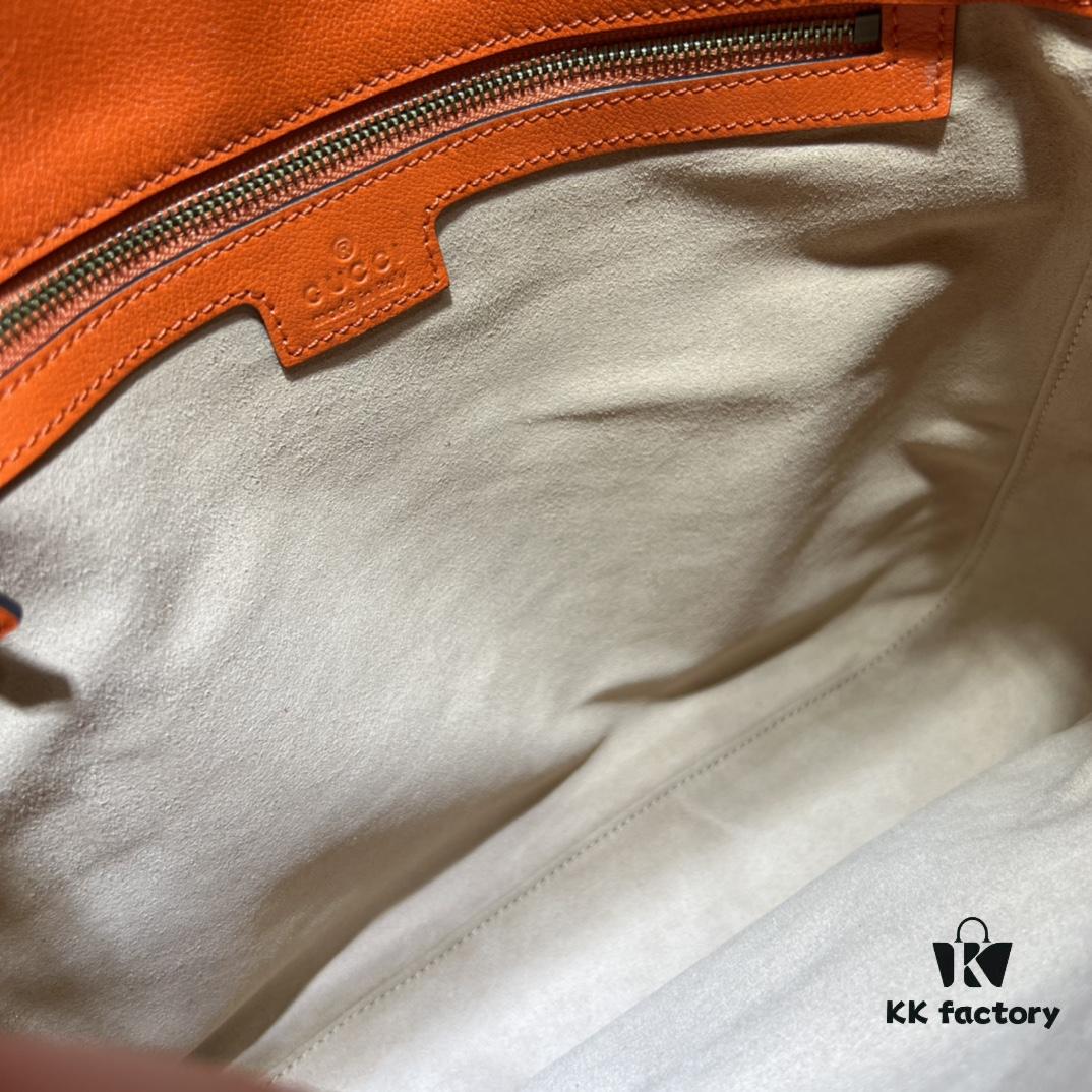 69308f9f6e68136f4d9a9770 GUCCI New Arrival Cabinet Quality, Top Original Single Item. Actual Product Photos. Model No. 746124 Orange, Dimensions: 30×23×6.5 cm