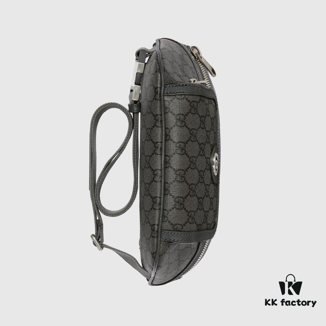 69308fa26e68136f4d9a9773 GUCCI New Arrival High-Quality Original Single Item, Real Photo, Model No.: 733868 Gray Rubber, Size: W26xH13x5cm, In Stock Ready to Ship