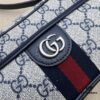 69308faa6e68136f4d9a9781 GUCCI New Arrival Cabinet Quality, Top Original Single Item, Actual Photos! Model No. 722557 Blue Edge, Size: 18 x 11 x 6 cm