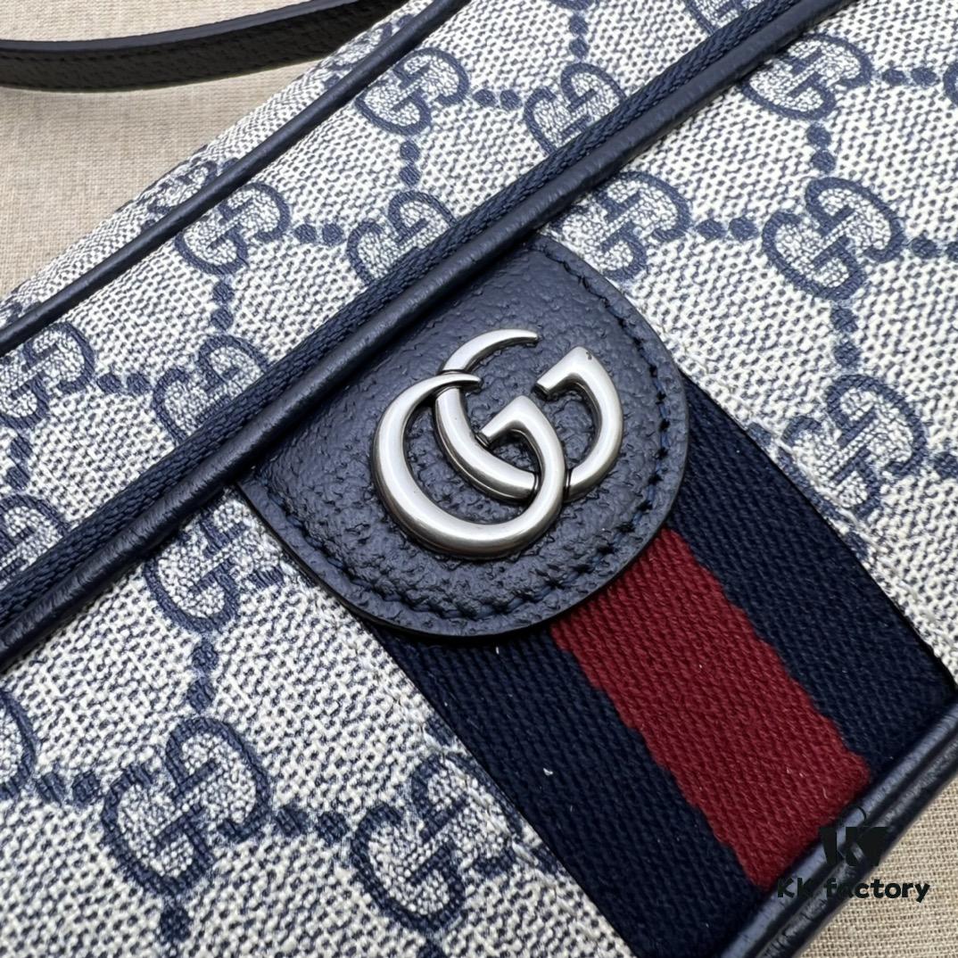 69308faa6e68136f4d9a9781 GUCCI New Arrival Cabinet Quality, Top Original Single Item, Actual Photos! Model No. 722557 Blue Edge, Size: 18 x 11 x 6 cm