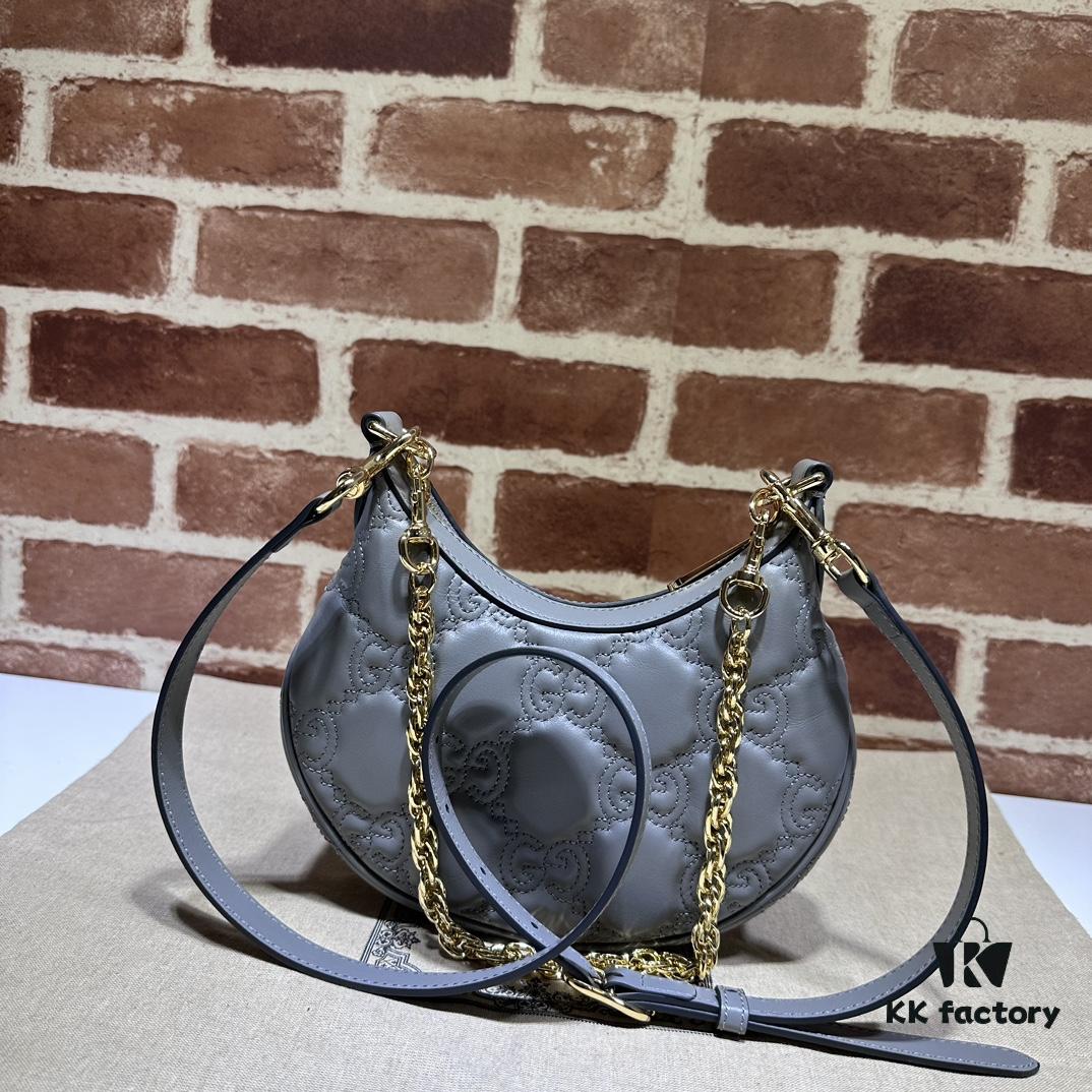 69308fd46e68136f4d9a97df GUCCI High-End Original Order, Counter Quality, Real Photos! Model No. 739736 Gray, Size: 21cm W x 14cm H x 6cm D, In Stock