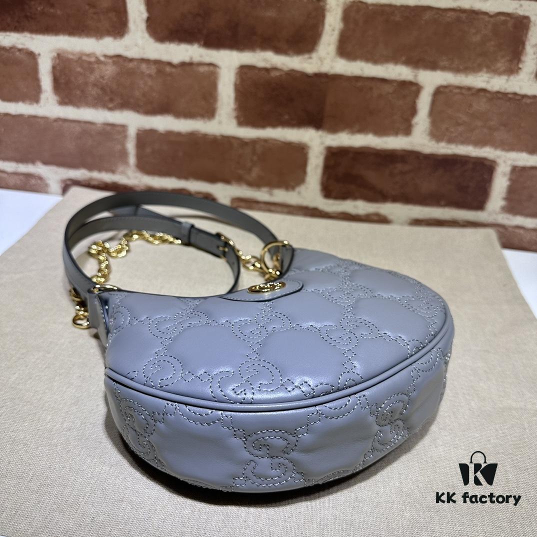 69308fd56e68136f4d9a97e0 GUCCI High-End Original Order, Counter Quality, Real Photos! Model No. 739736 Gray, Size: 21cm W x 14cm H x 6cm D, In Stock