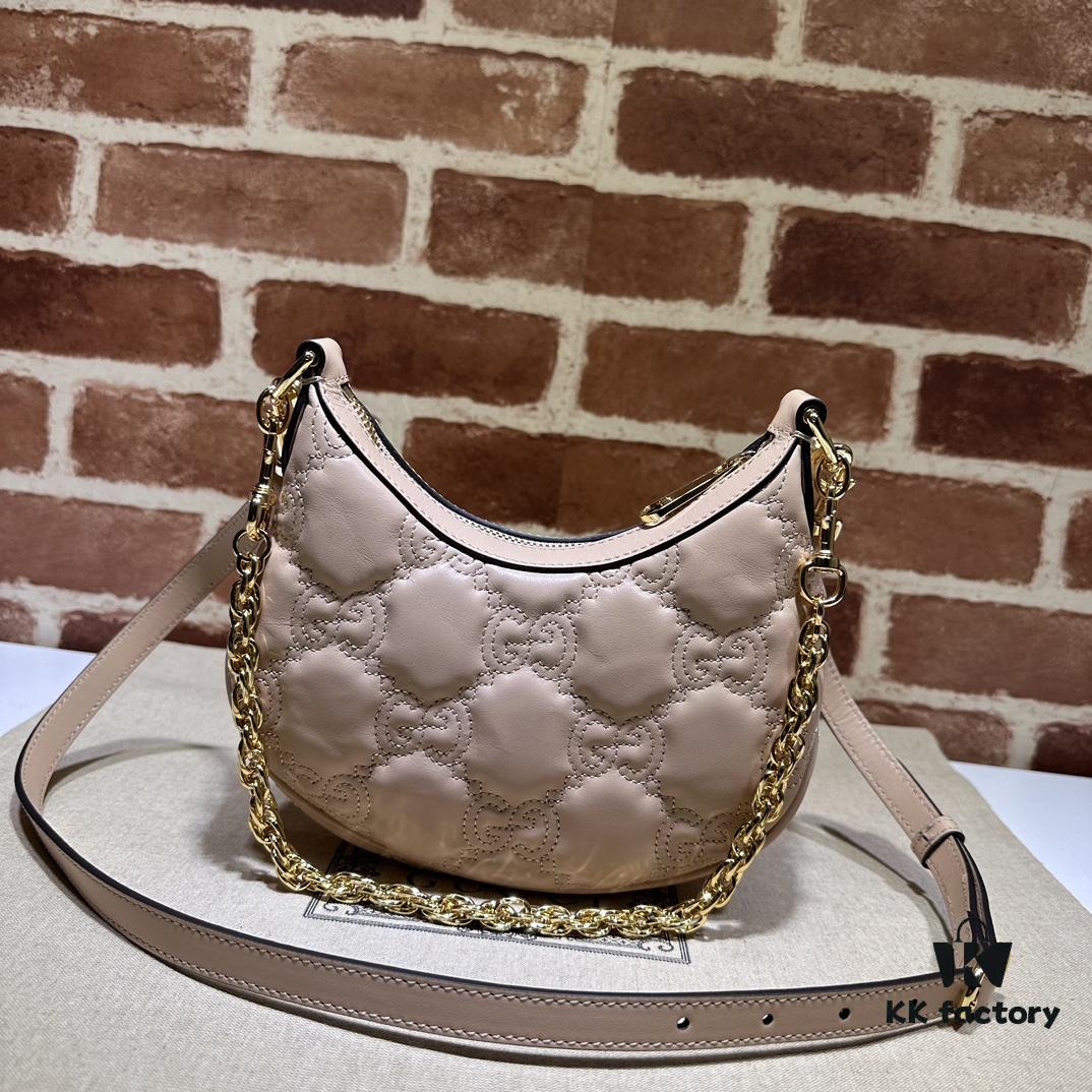 69308fd86e68136f4d9a97e8 GUCCI Counter Quality, Top Original Single Item, Actual Photos! Model No. 739736 Pinkish Beige, Size: 21cm W x 14cm H x 6cm Side Width, In Stock Ready to Ship