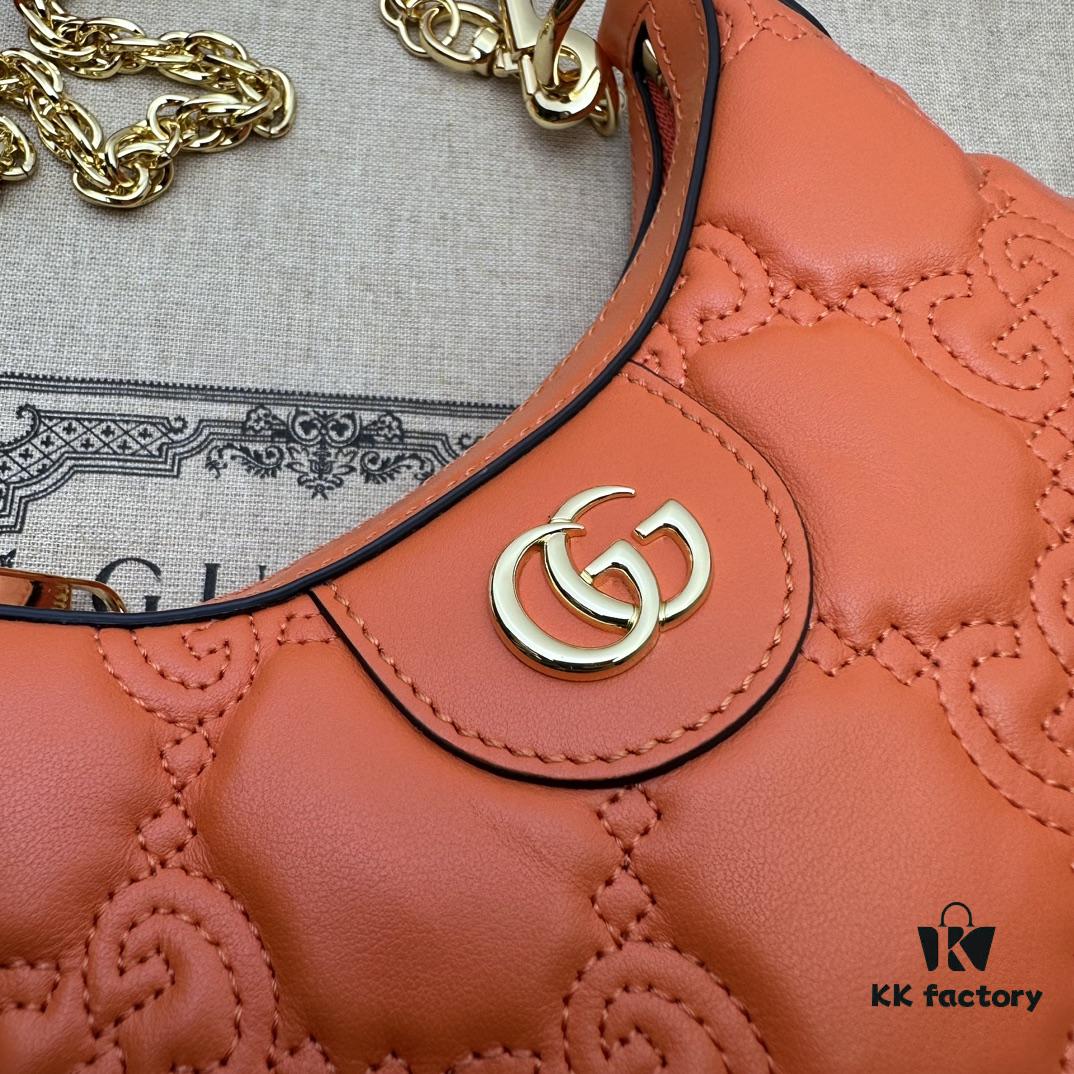 69308fdd6e68136f4d9a97f2 GUCCI High-End Original Stock, In-Stock Item, Real Photo, Model No. 739736 Orange, Size: 21cm (W) x 14cm (H) x 6cm (D)