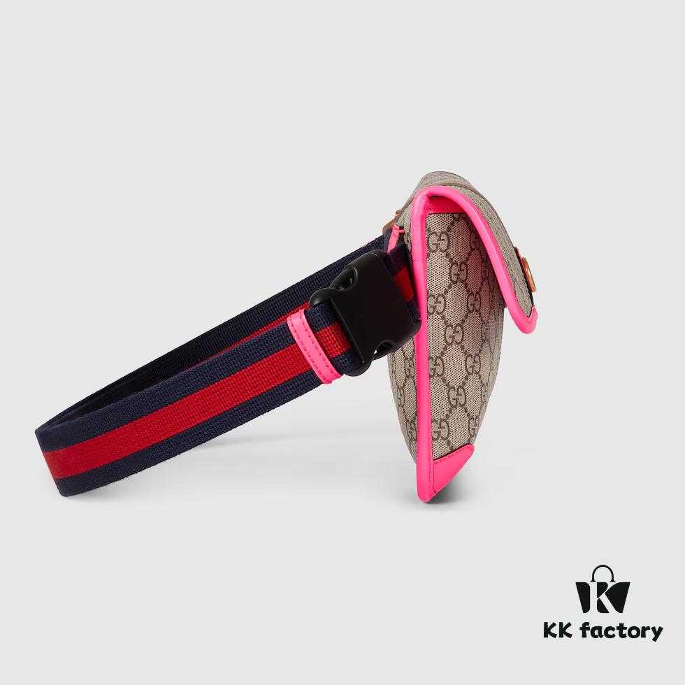 69308fe86e68136f4d9a980a GUCCI New Arrival Authentic Quality, Top-Grade Original Order Item, Real Photo! Model No. 752597 Fluorescent Purple-Red, Size: 23.9cm (W) x 17cm (H) x 3.6cm (D), In Stock Ready to Ship