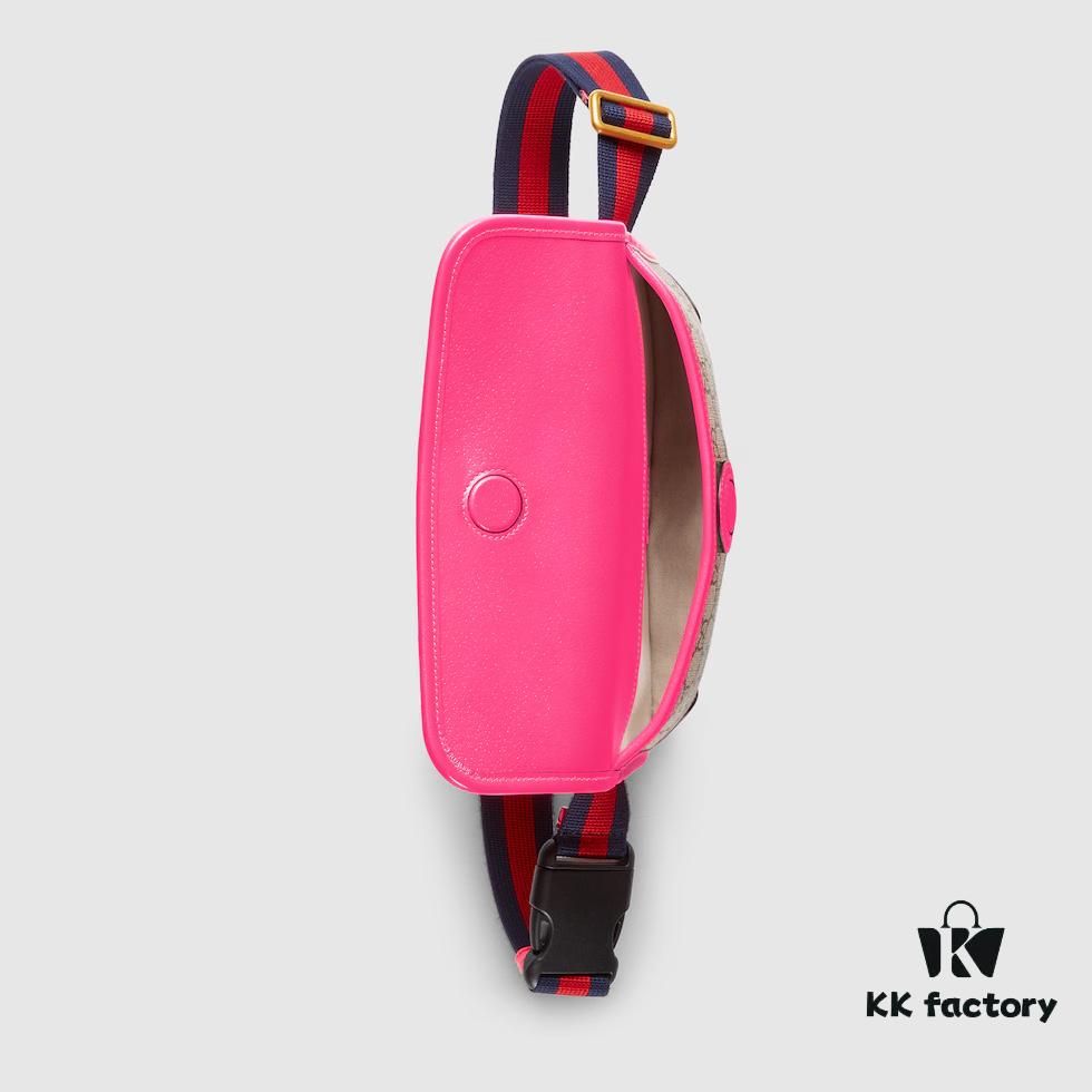 69308fe96e68136f4d9a980d GUCCI New Arrival Authentic Quality, Top-Grade Original Order Item, Real Photo! Model No. 752597 Fluorescent Purple-Red, Size: 23.9cm (W) x 17cm (H) x 3.6cm (D), In Stock Ready to Ship