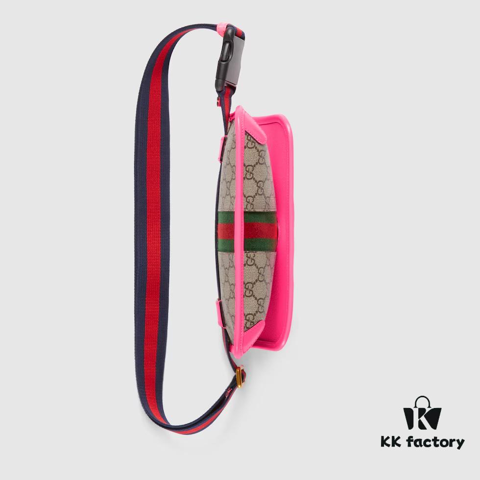 69308fe96e68136f4d9a980e GUCCI New Arrival Authentic Quality, Top-Grade Original Order Item, Real Photo! Model No. 752597 Fluorescent Purple-Red, Size: 23.9cm (W) x 17cm (H) x 3.6cm (D), In Stock Ready to Ship