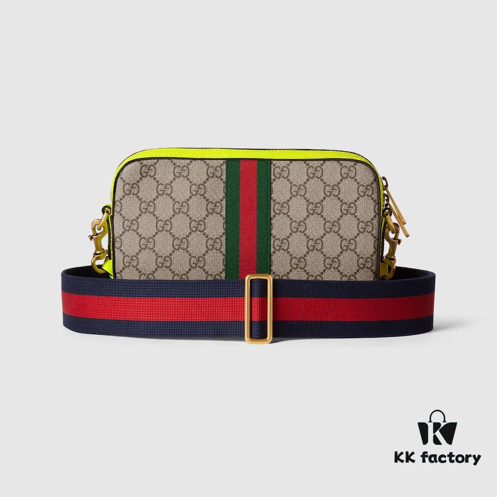 69308fee6e68136f4d9a981b GUCCI Counter Quality, Top Original Single Item, Actual Photos! Model No. 699439 Fluorescent Yellow, Size: 23.5 x 16 x 4.5 cm (W x H x D), In Stock